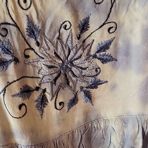 Blue embroidery bby doll